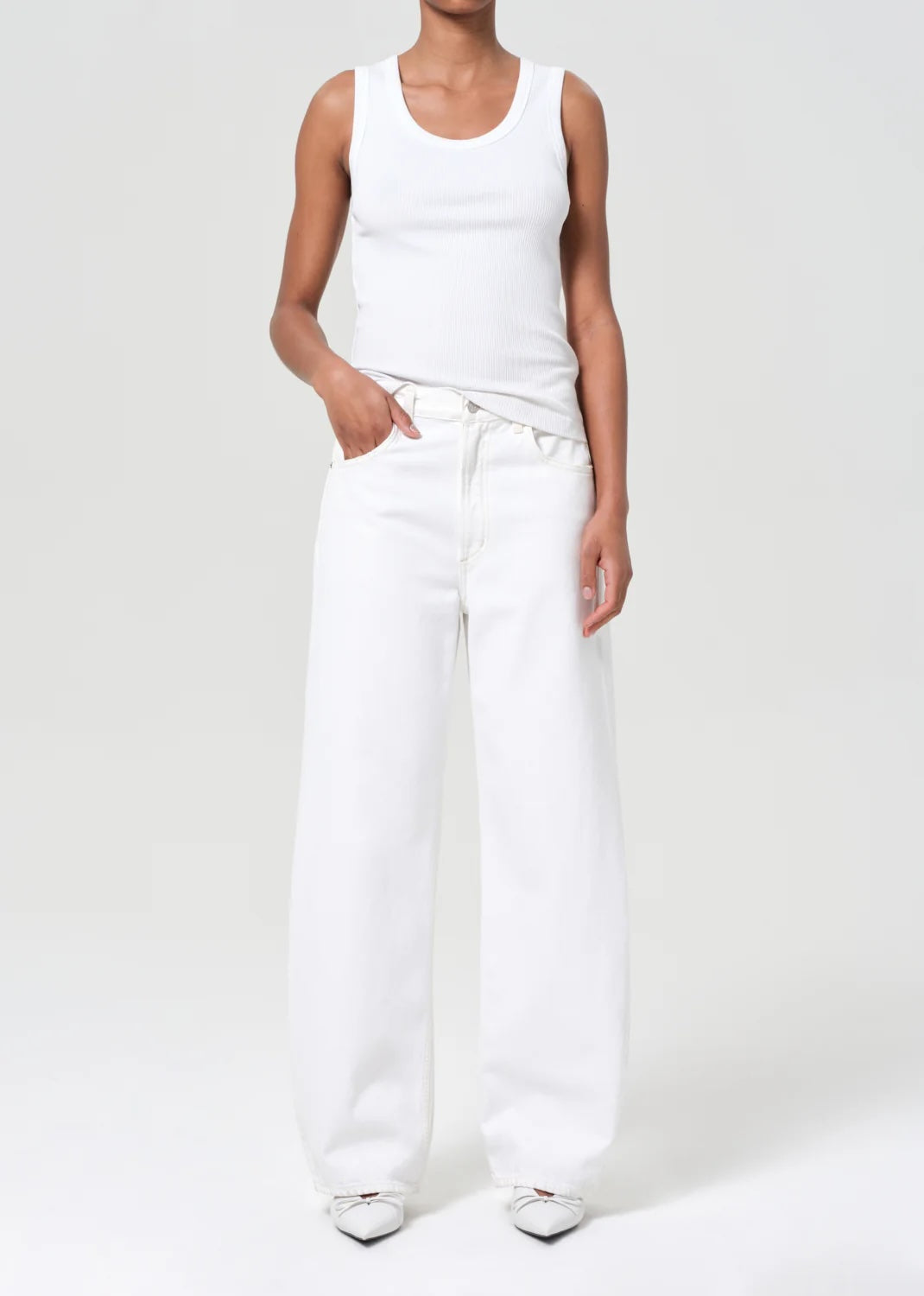 Bukser | Low Curve Jeans in Milkshake